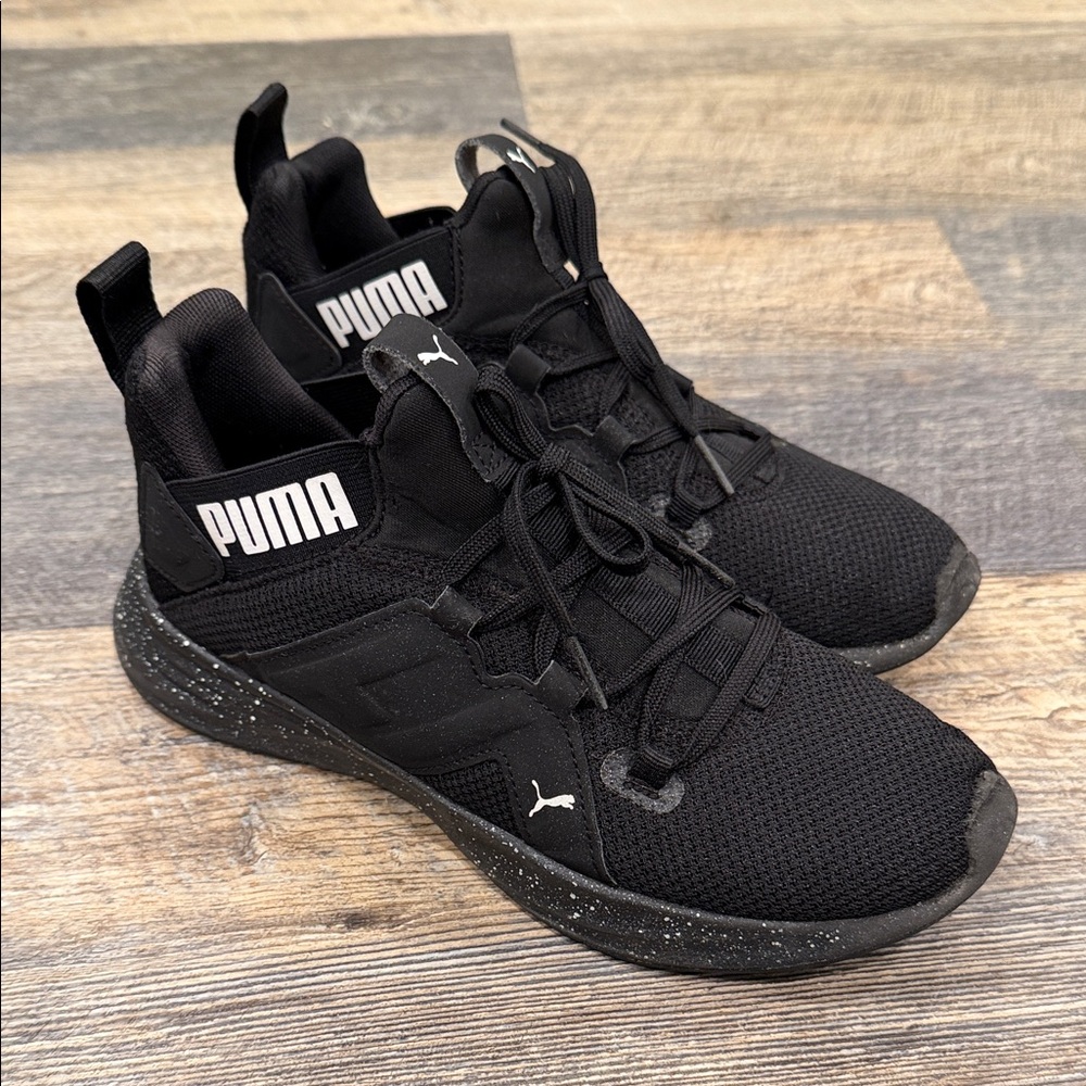 Puma Kids Black Sneakers